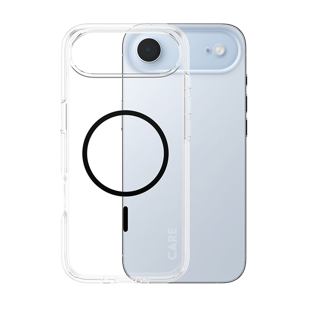 PanzerGlass® - CARE Flagship Urban Explorer Black MagSafe - iPhone 17 Air - Clear