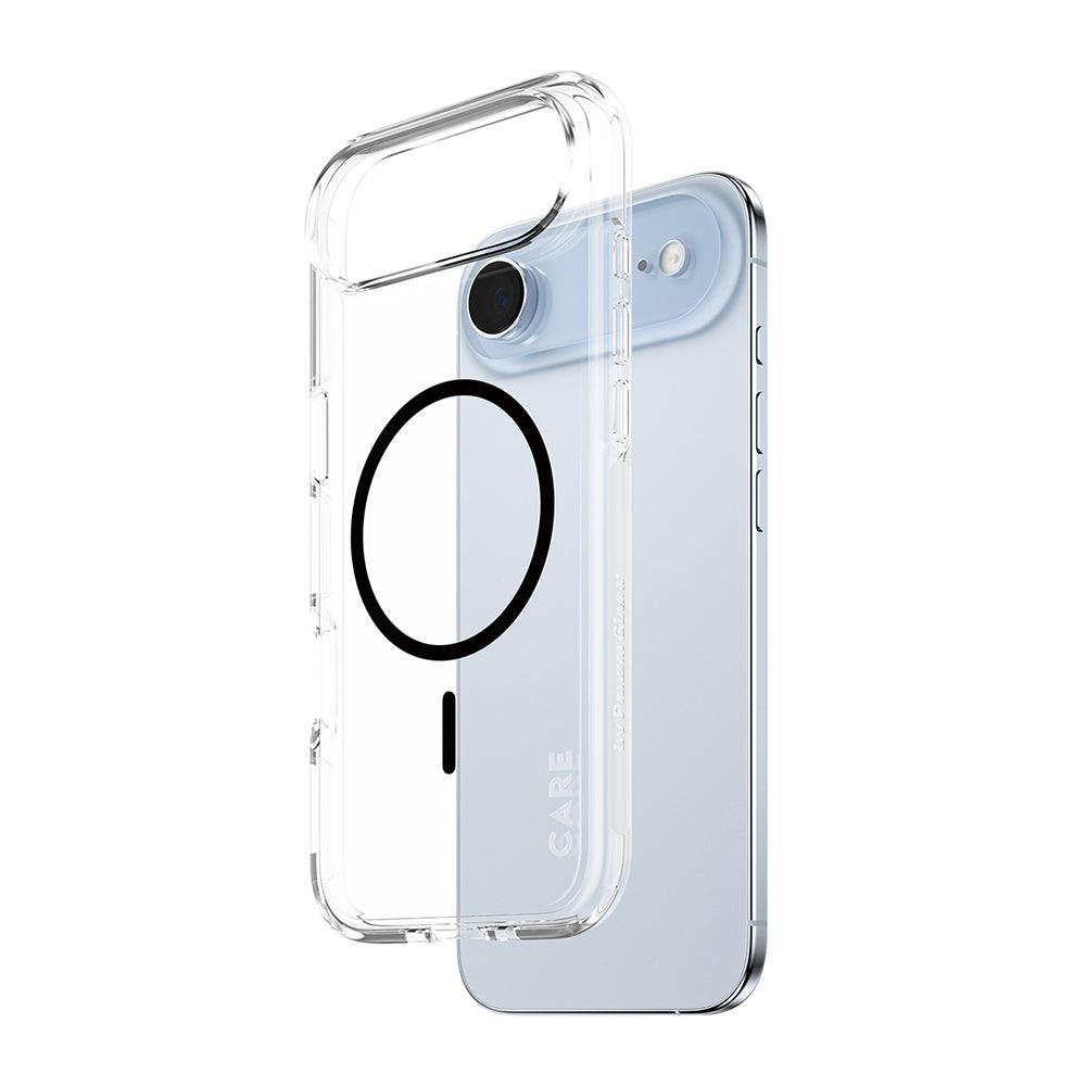 PanzerGlass® - CARE Flagship Urban Explorer Black MagSafe - iPhone 17 Air - Clear