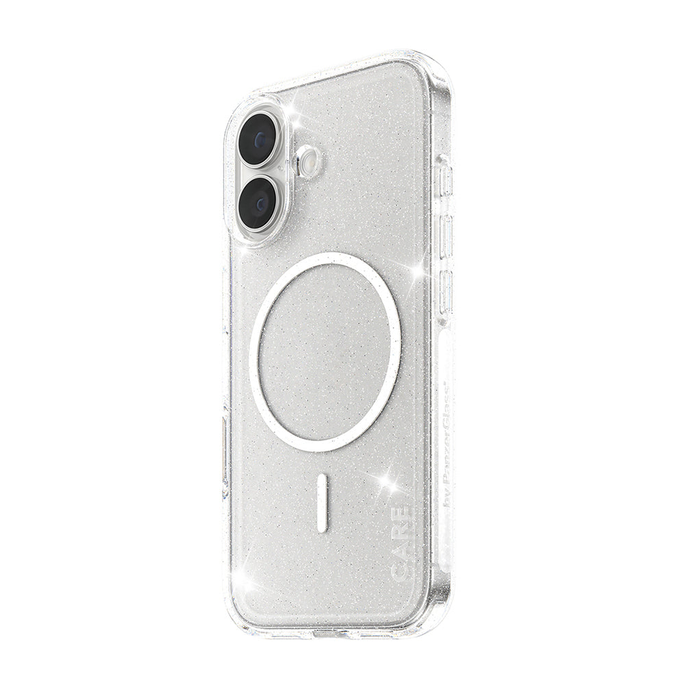 PanzerGlass® - CARE Flagship Urban Explorer Star Lit White MagSafe - iPhone 17 - Clear