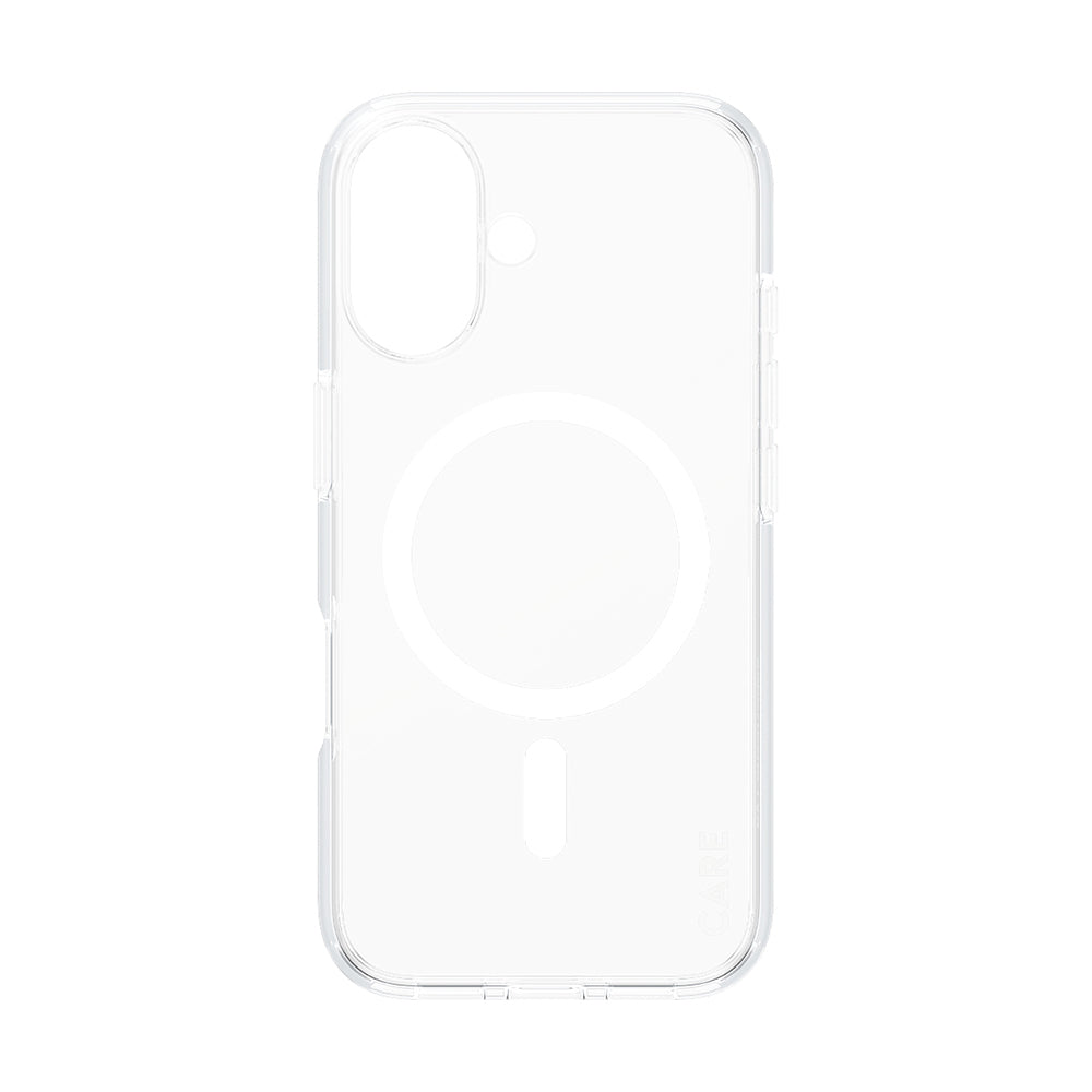 PanzerGlass® - CARE Flagship Urban Combat White MagSafe - iPhone 16 - Clear