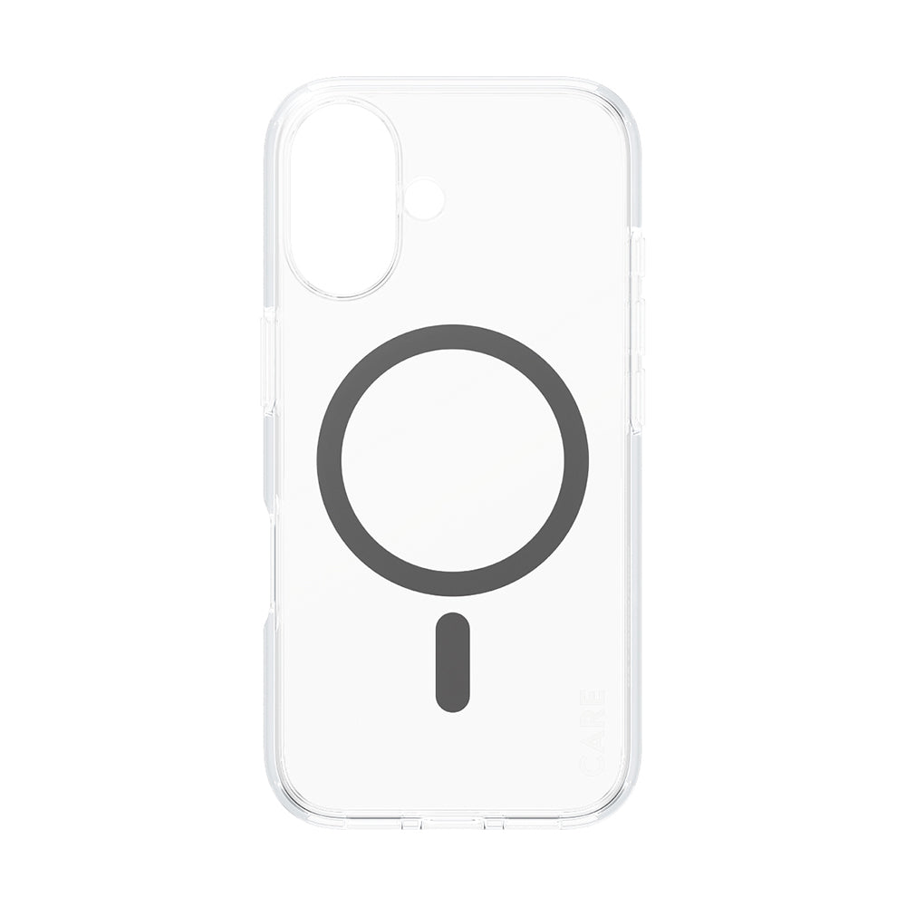 PanzerGlass® - CARE Flagship Urban Combat Black MagSafe - iPhone 16 - Clear