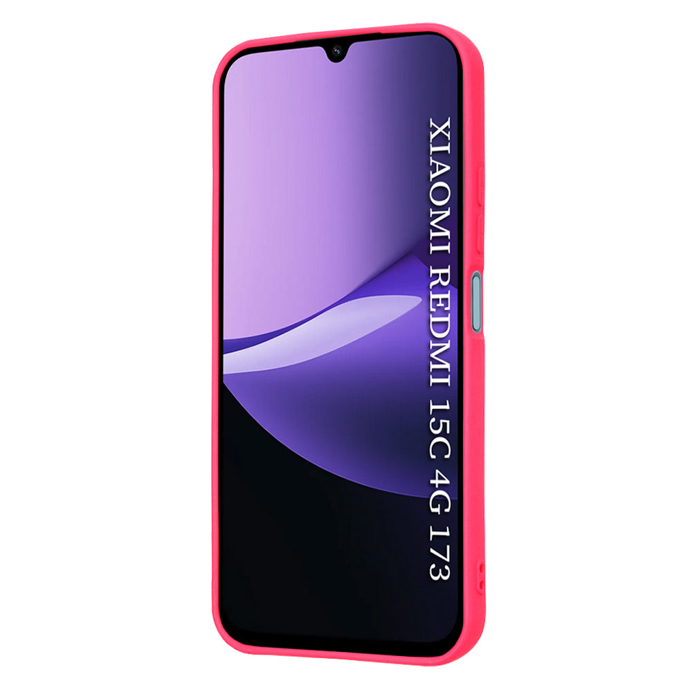 Techsuit - SoftFlex - Xiaomi Redmi 15C 4G / Redmi 15C 5G - Hot Pink