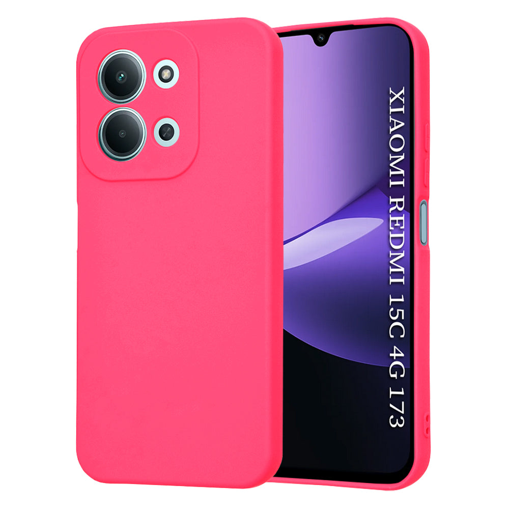 Techsuit - SoftFlex - Xiaomi Redmi 15C 4G / Redmi 15C 5G - Hot Pink