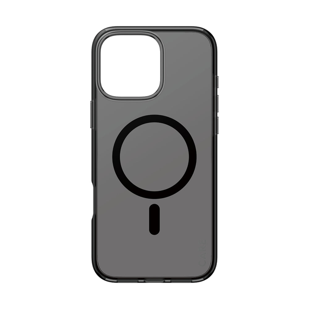 PanzerGlass® - CARE Flagship Urban Combat Black MagSafe - iPhone 16 Pro - Smokey