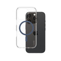 PanzerGlass® - CARE Flagship Urban Combat Blue MagSafe - iPhone 16 Pro - Clear