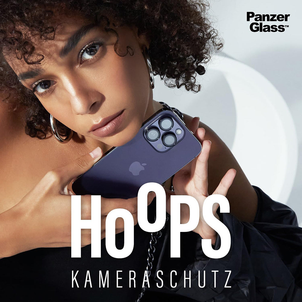 PanzerGlass® - Hoops® Camera Lens Protector - iPhone 17 Pro / iPhone 17 Pro Max / iPhone 16 Pro / iPhone 16 Pro Max - Gl