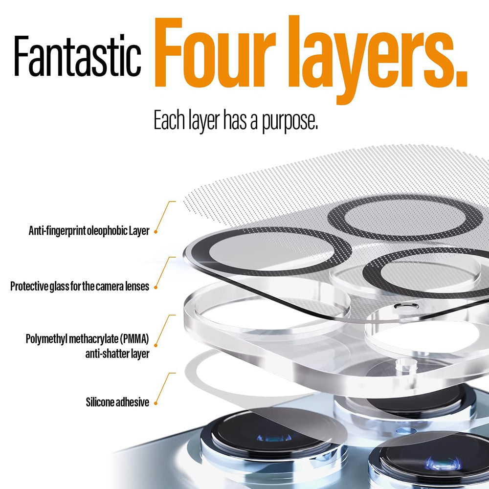 PanzerGlass® - PicturePerfect Camera Lens Protector - iPhone 16 Pro / iPhone 16 Pro Max - Transparent