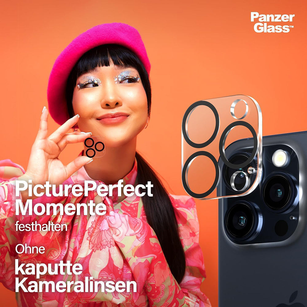 PanzerGlass® - PicturePerfect Camera Lens Protector - iPhone 16 Pro / iPhone 16 Pro Max - Transparent