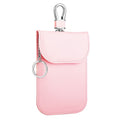 Techsuit - RFID Anti-Theft (AF2) - for Cards & Keys, PU Leather, EMF Blocker - Pink