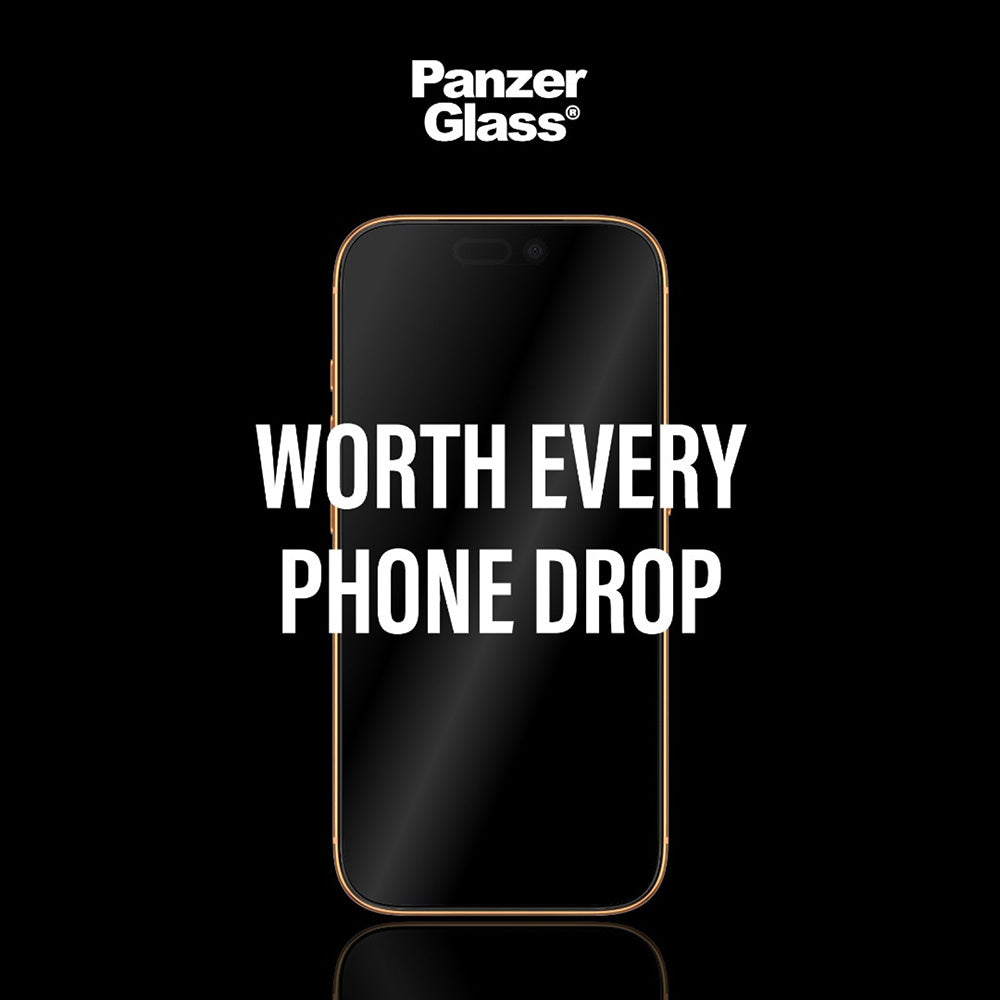 PanzerGlass® - Ultra-Wide Fit Stealth Screen Protector w. FASTFIT IN-A-BOX - iPhone 17 Pro Max - Black