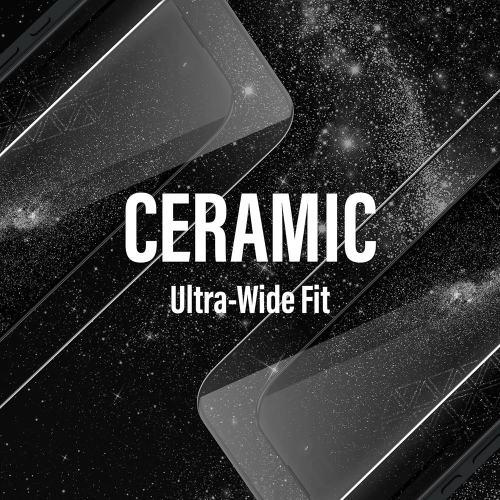 PanzerGlass® - Ultra-Wide Fit Ceramic Screen Protector w. EasyAligner - Samsung Galaxy S25 Plus / S24 Plus - Clear