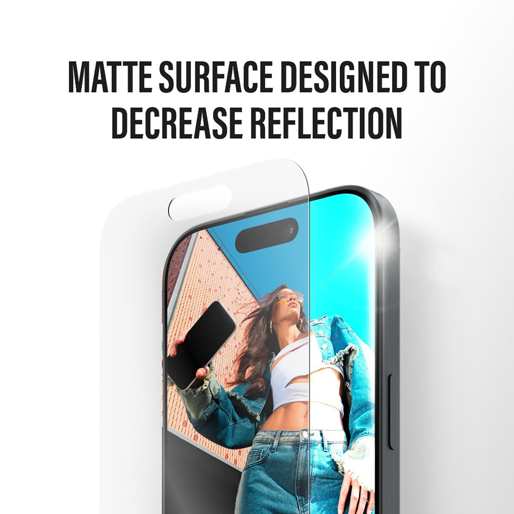 PanzerGlass® - Anti-Reflective Armor Screen Protector w. EasyAligner - iPhone 17 Air - Matte Clear