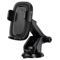 Borofone - Car Holder with Wireless Charging Follower (BH223) - for Windshield/Dashboard, 15W, 4.5-7.0inch - Black