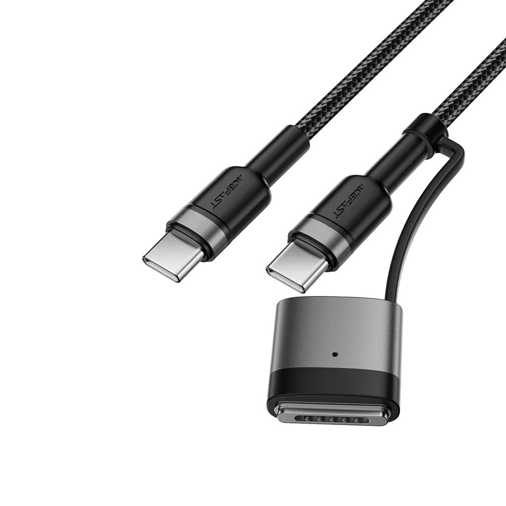 Acefast - Data Cable (C22-05) - Fast Charging, Type-C to Type-C, MagSafe 3 Adapter, 240W, 48V/5A, 1.2m - Black