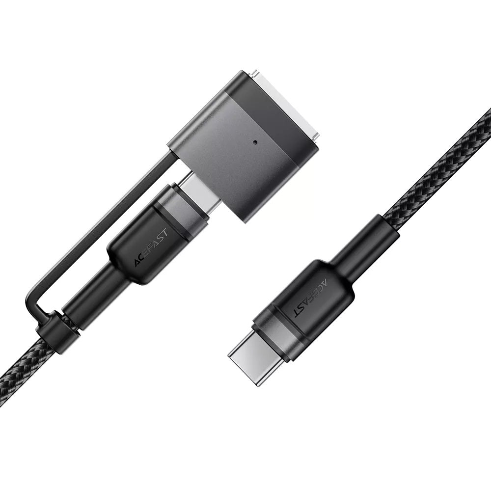 Acefast - Data Cable (C22-05) - Fast Charging, Type-C to Type-C, MagSafe 3 Adapter, 240W, 48V/5A, 1.2m - Black