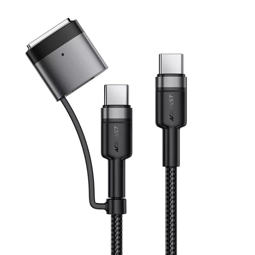 Acefast - Data Cable (C22-05) - Fast Charging, Type-C to Type-C, MagSafe 3 Adapter, 240W, 48V/5A, 1.2m - Black