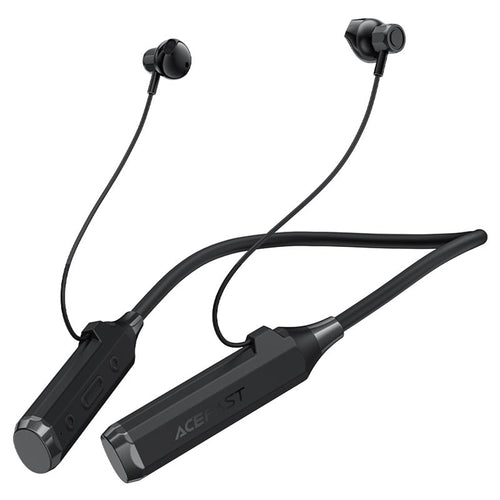 Acefast - Bluetooth Earphones (N6) - for Sport, Behind the Head, Neckband, Bluetooth 5.4, IPX4, TF Card Slot, 1000mAh- B