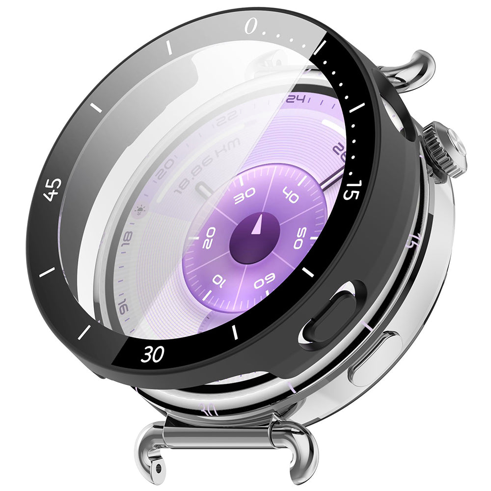 Techsuit - Defense360 Pro Bezel + Screen Protector - Huawei Watch GT 6 41mm - Matte Black