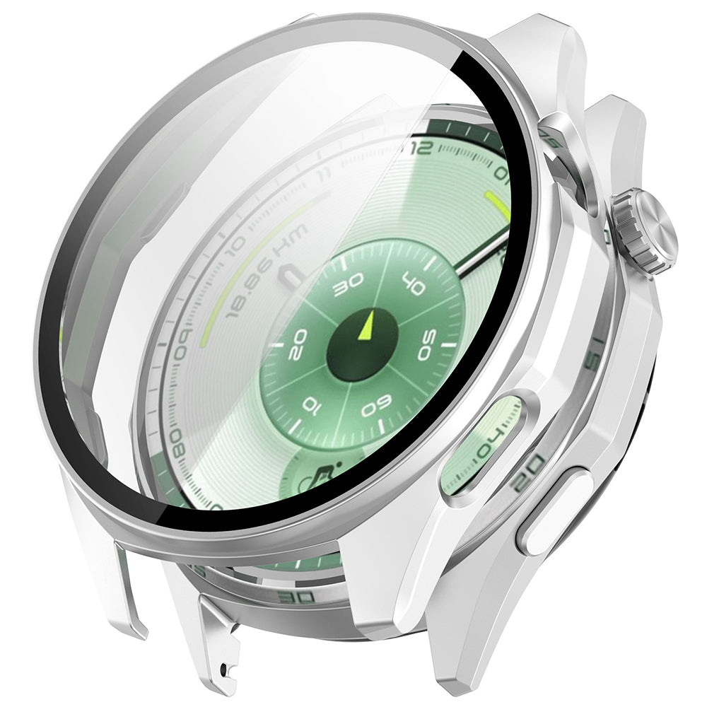 Techsuit - Defense360 Pro + Screen Protector - Huawei Watch GT 6 46mm - Silver