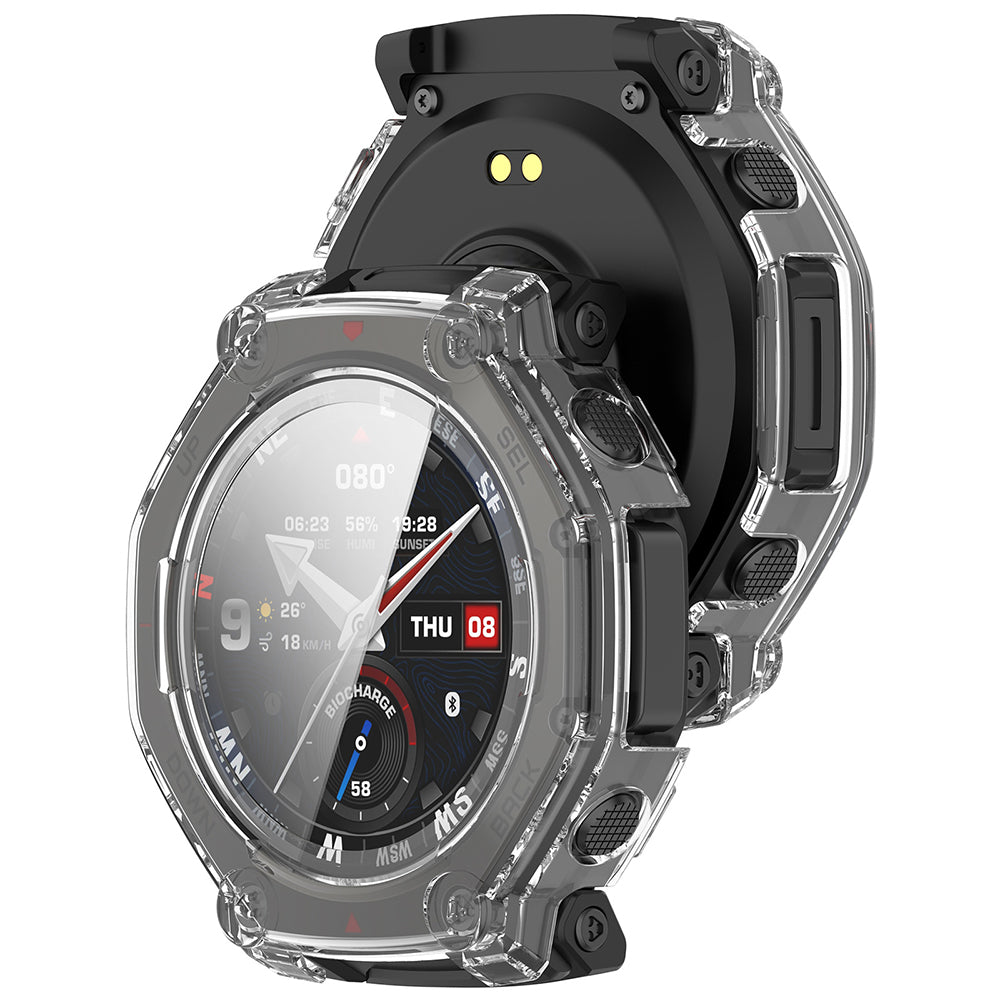 Techsuit - Defense360 Pro + Screen Protector - Amazfit T-Rex 3 Pro 48mm - Clear