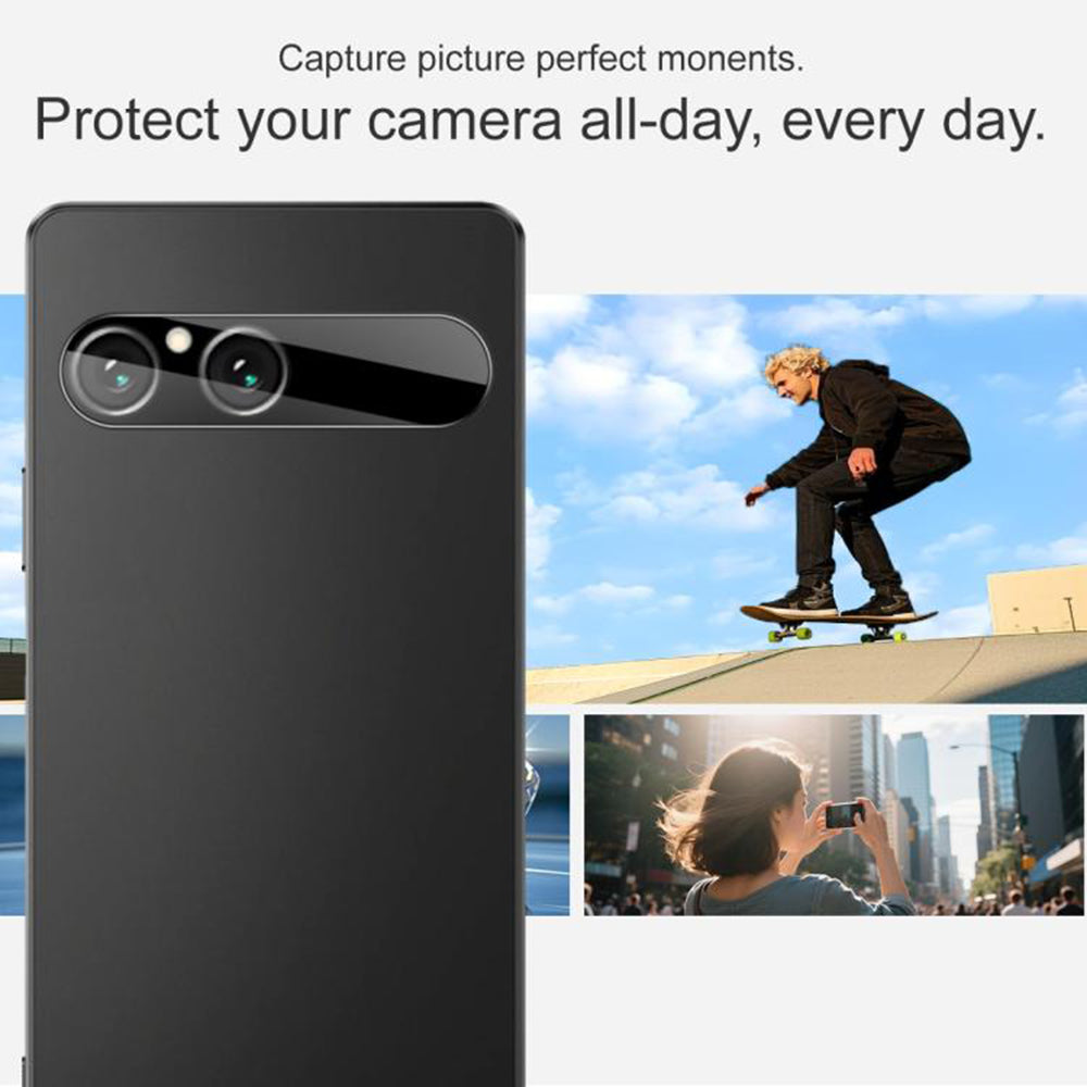 Techsuit - Full Camera Glass - Sony Xperia 10 VII - Black