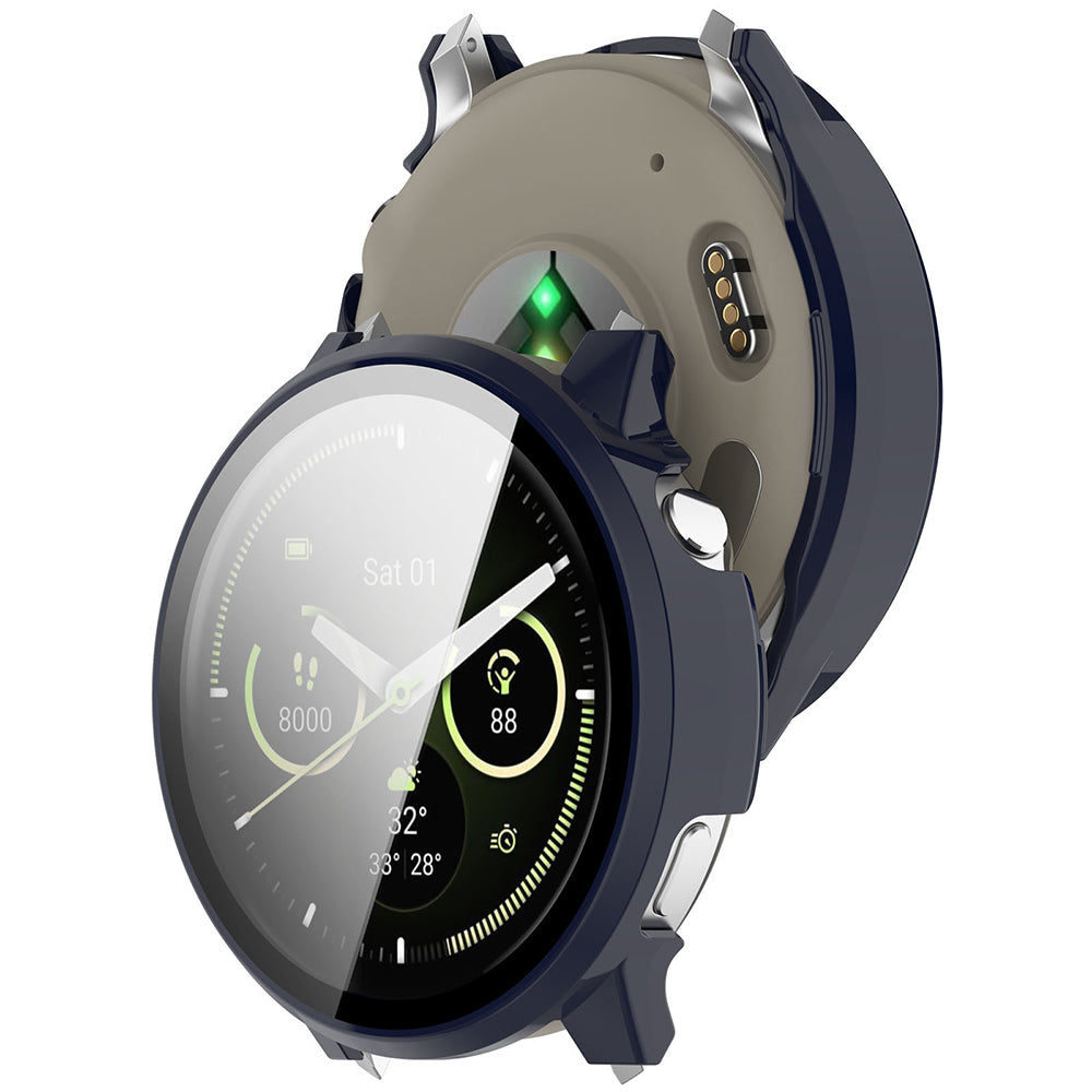 Techsuit - Defense360 Pro + Screen Protector - Garmin Venu 4 45mm - Oxford Blue