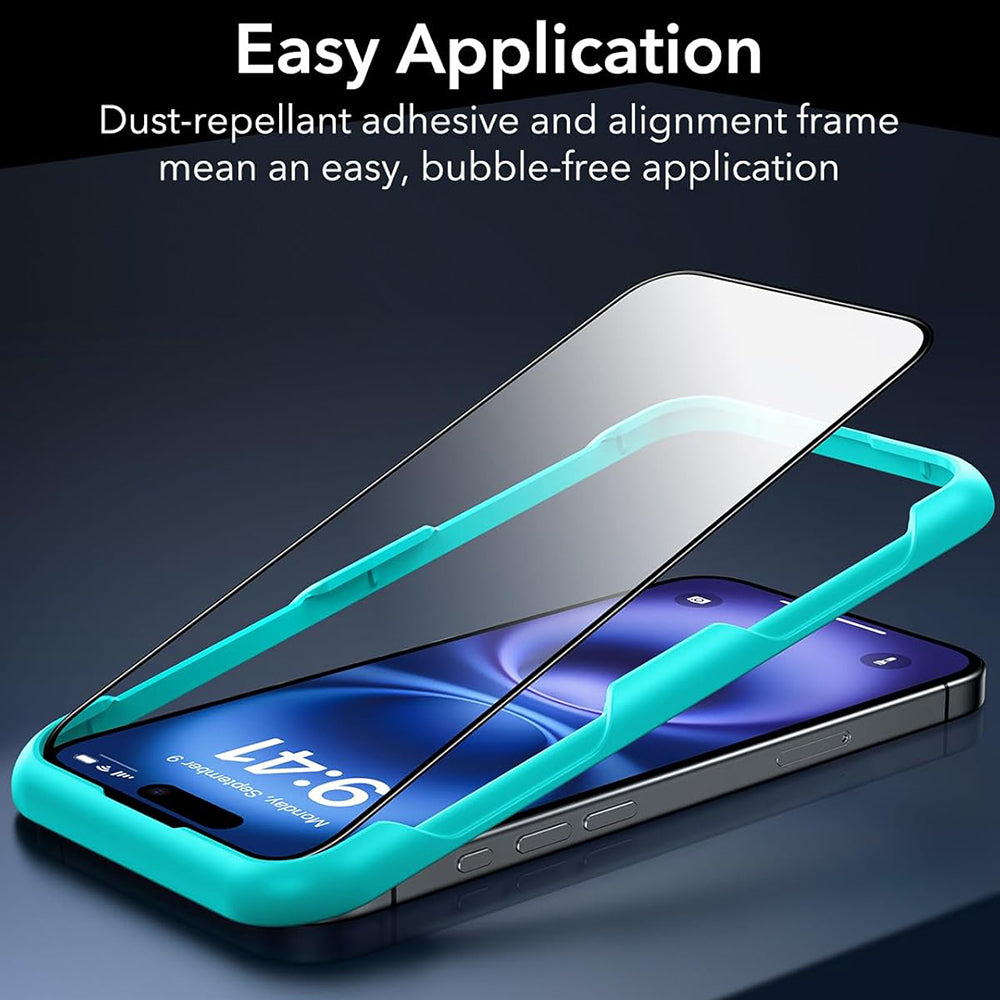 ESR - Tempered Glass - iPhone 16 Plus - Black