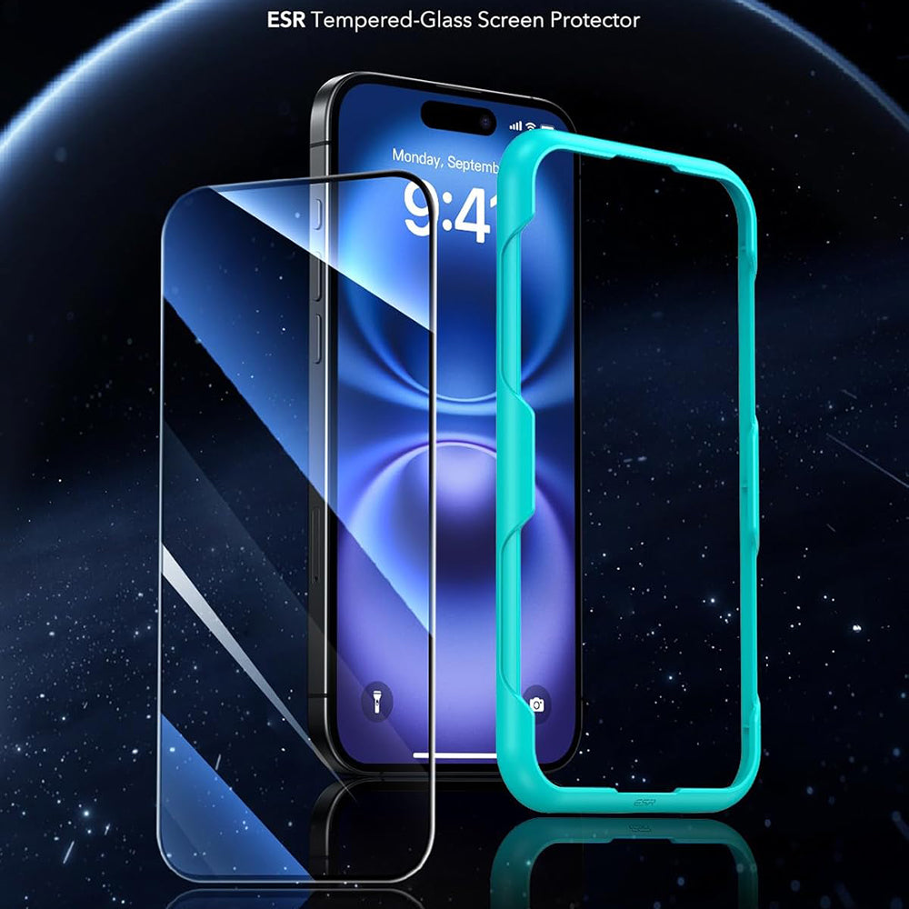 ESR - Tempered Glass - iPhone 16 Plus - Black