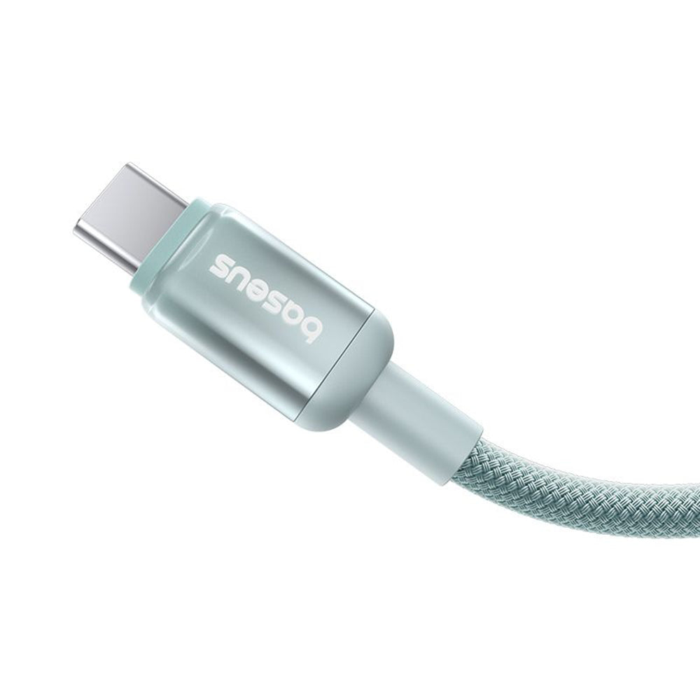 Baseus - Data Cable Discolor (E0420701) - USB-C to USB-C, 100W, 480Mbps, 2m - Blue/Green