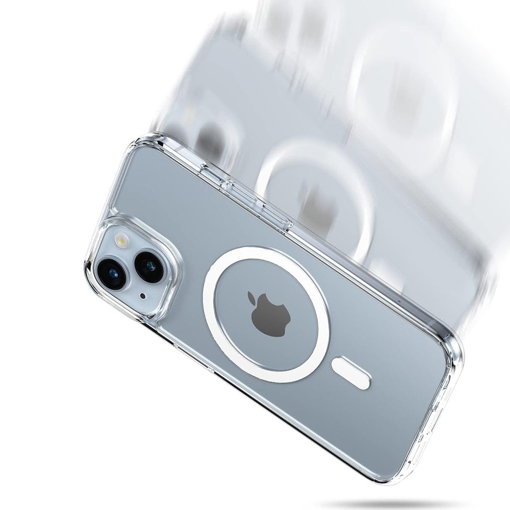 PanzerGlass® - HardCase White MagSafe Series - iPhone 16 - Clear