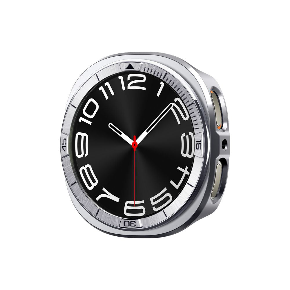 Spigen - Bezel Tune Pro Pilot (ACS10011) - for Samsung Galaxy Watch8 44mm, Stainless Steel - Silver