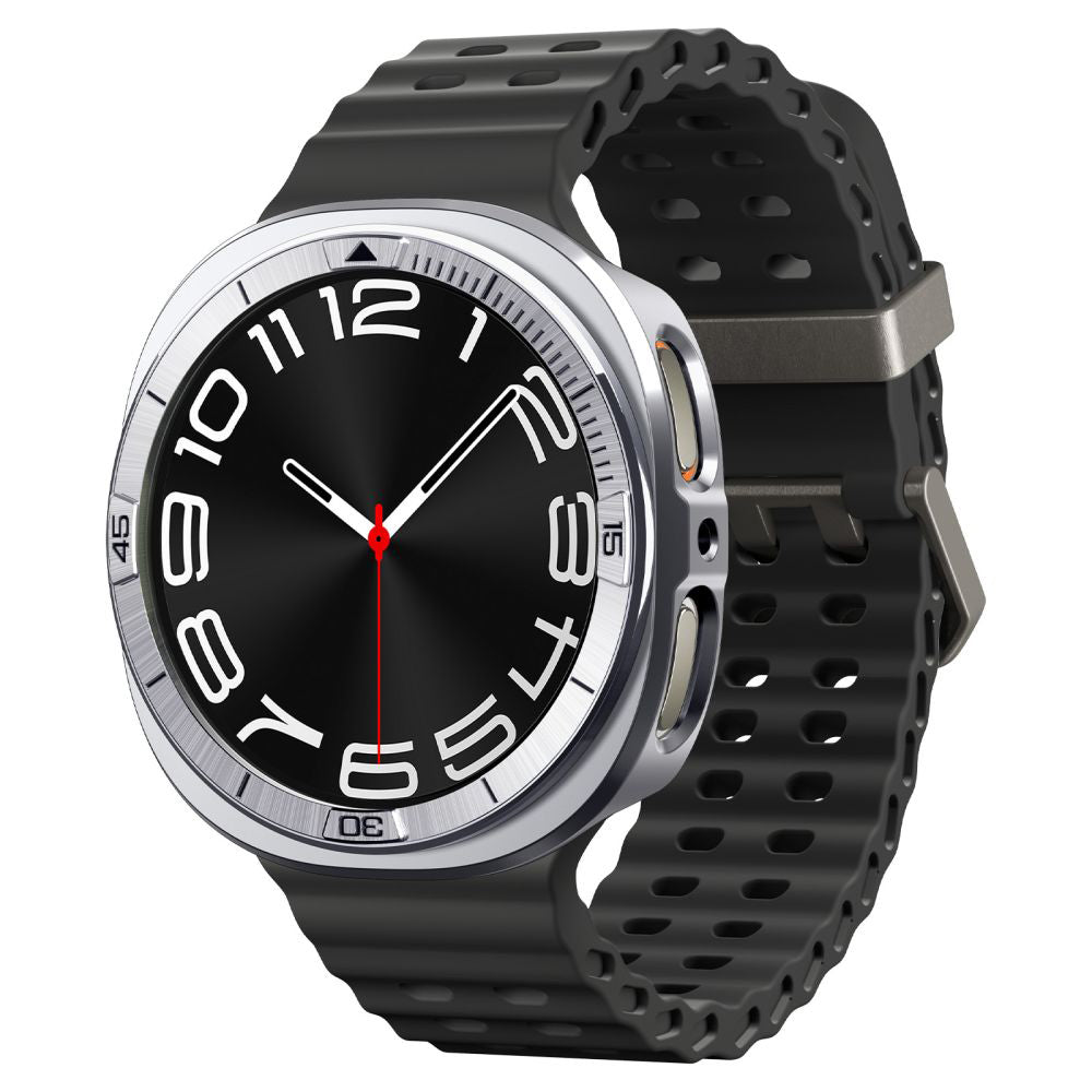 Spigen - Bezel Tune Pro Pilot (ACS10011) - for Samsung Galaxy Watch8 44mm, Stainless Steel - Silver