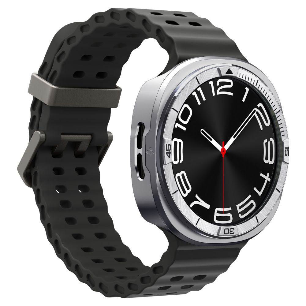Spigen - Bezel Tune Pro Pilot (ACS10011) - for Samsung Galaxy Watch8 44mm, Stainless Steel - Silver