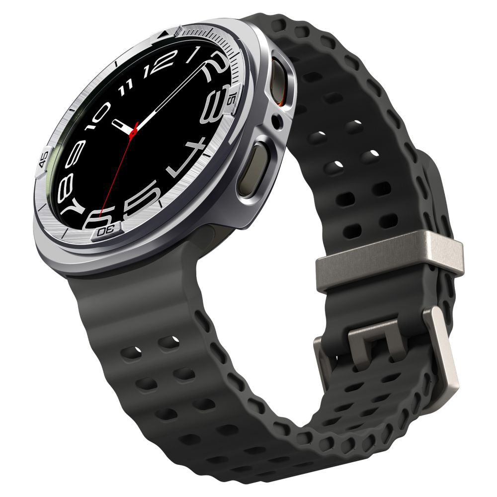 Spigen - Bezel Tune Pro Pilot (ACS10011) - for Samsung Galaxy Watch8 44mm, Stainless Steel - Silver