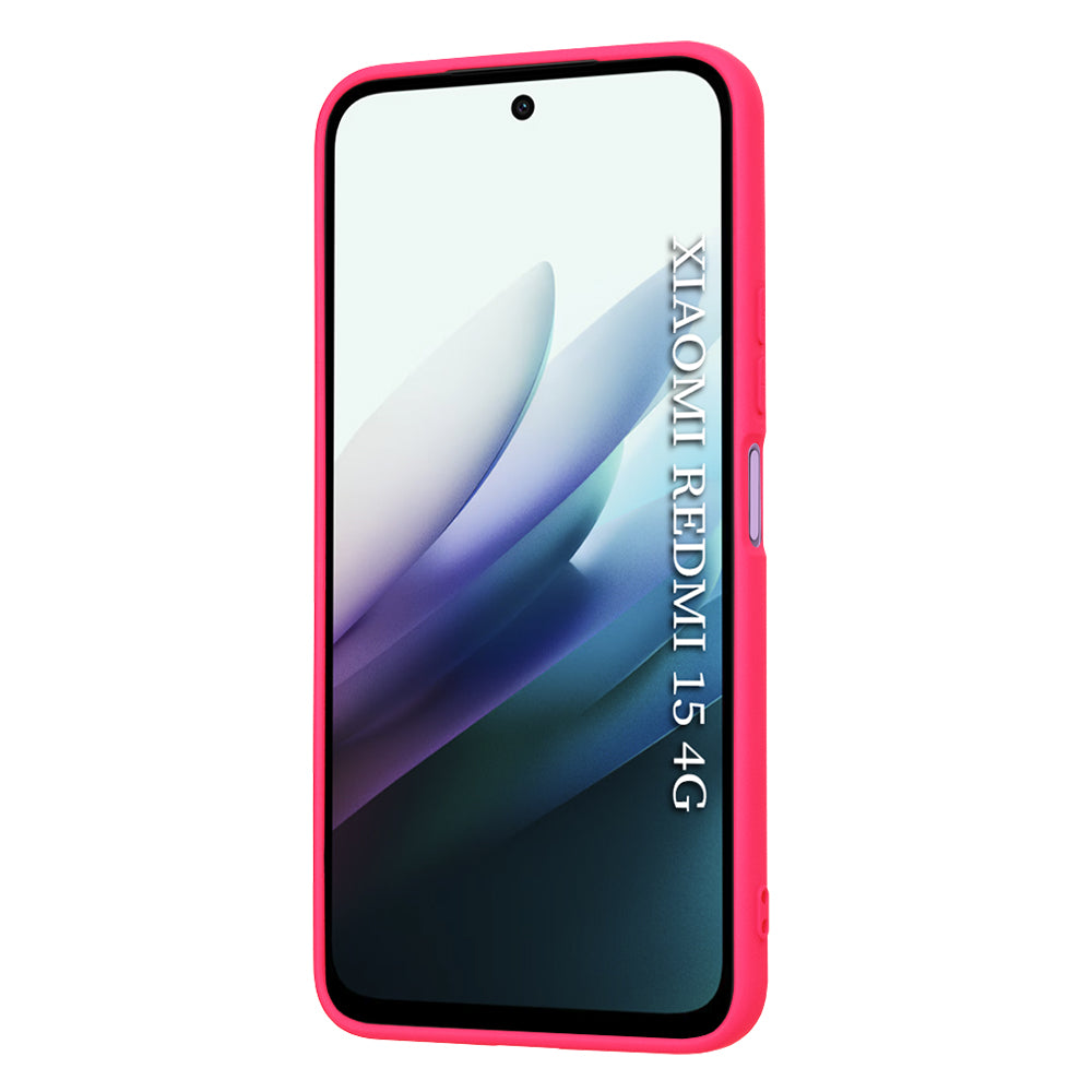 Techsuit - SoftFlex - Xiaomi Redmi 15 4G / Redmi 15 5G - Hot Pink