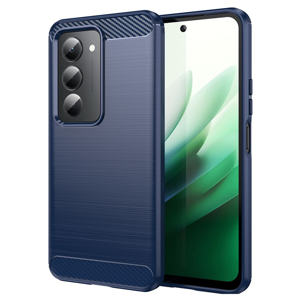 Techsuit - Carbon Silicone - Xiaomi Redmi 15 4G / Redmi 15 5G - Blue