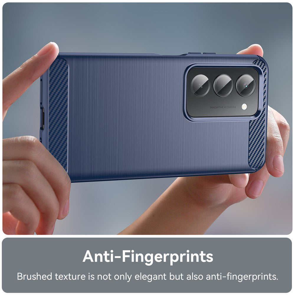 Techsuit - Carbon Silicone - Xiaomi Redmi 15 4G / Redmi 15 5G - Blue