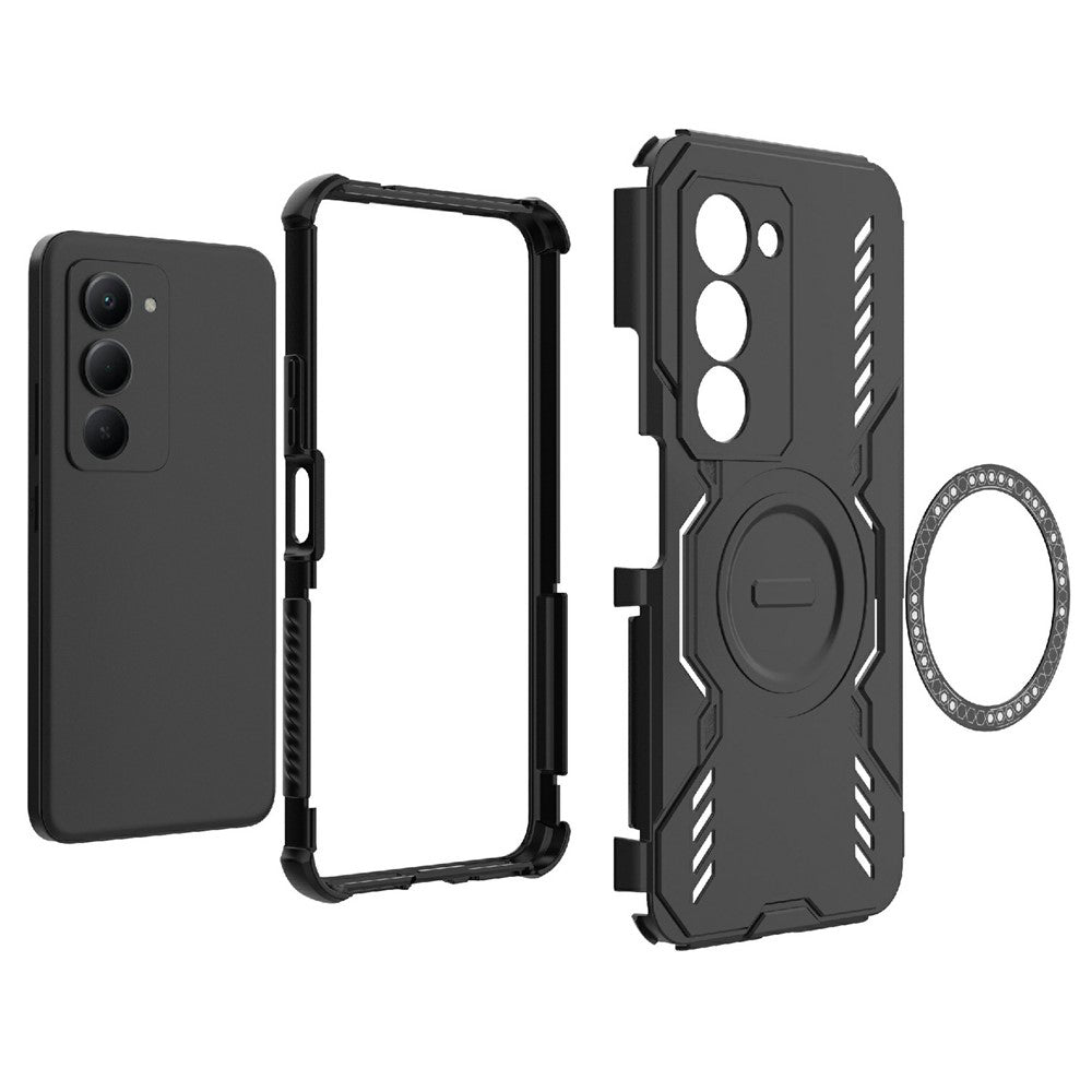 Techsuit - ArmorMag Case - Xiaomi Redmi 15 4G / Redmi 15 5G - Blue