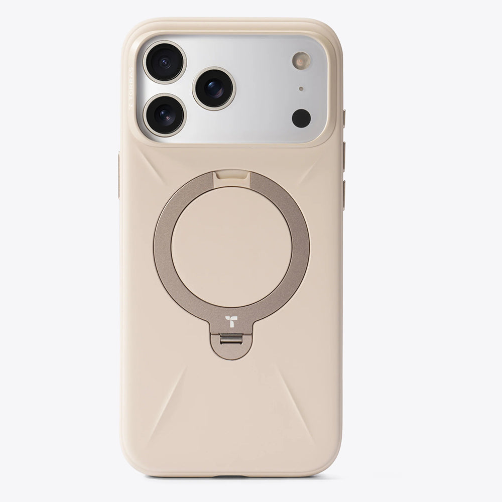 Torras - QPRO Silicone Series - iPhone 17 Pro - Dessert Gold