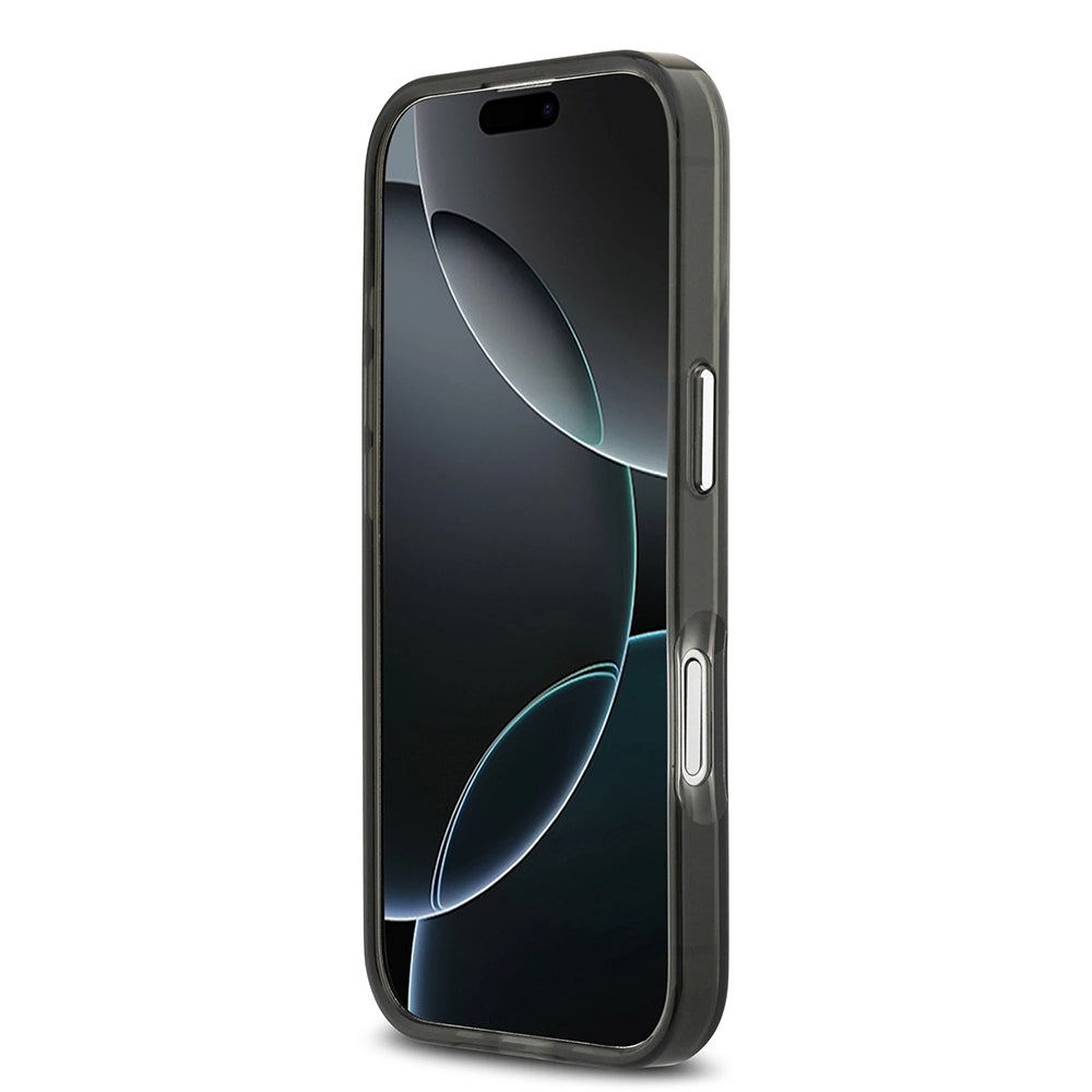 Husa pentru iPhone 17 - Guess IML Gradient Triangle Logo MagSafe (GUHMP17SHGTMLCGK) - Black