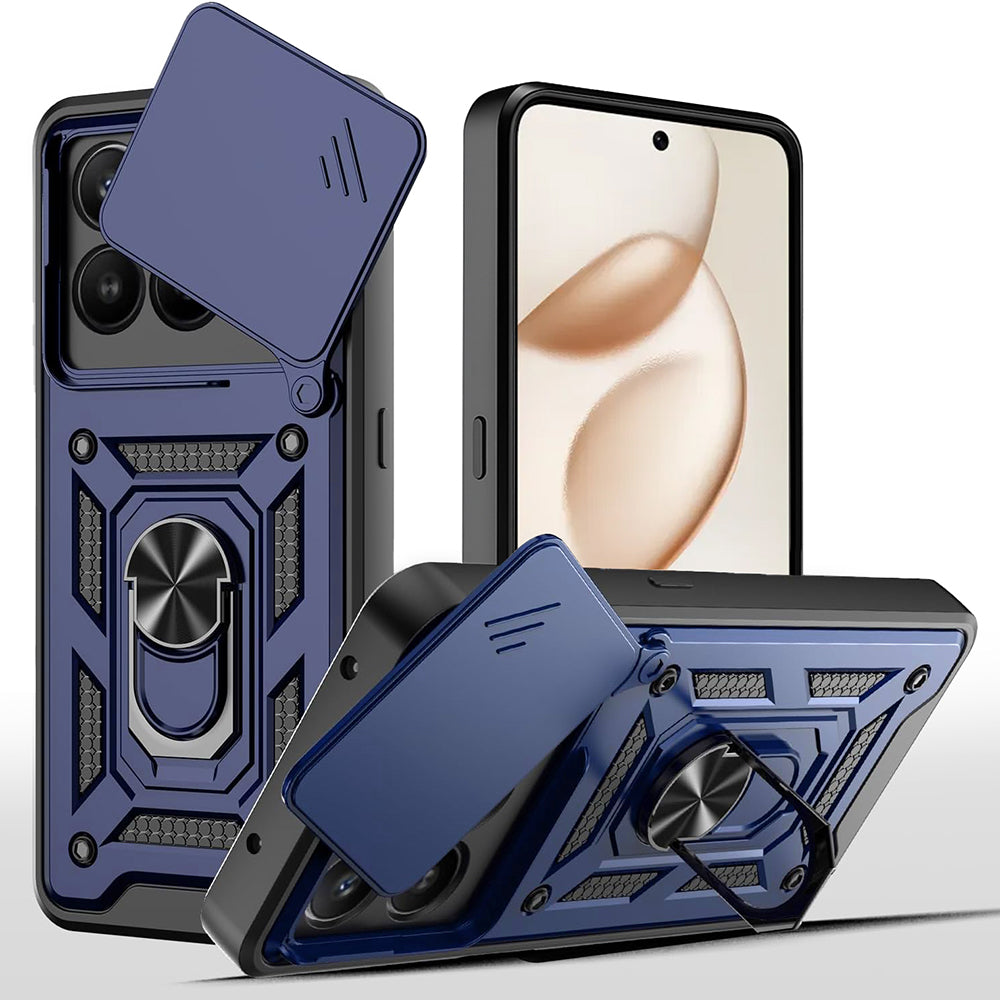 Techsuit - CamShield Series - Honor 400 Smart 5G / 400 Smart 4G / X7d 4G - Blue