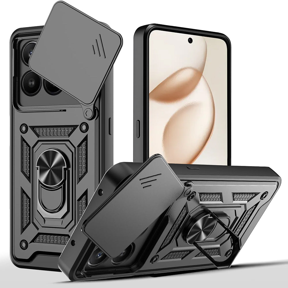 Techsuit - CamShield Series - Honor 400 Smart 5G / 400 Smart 4G / X7d 4G - Black