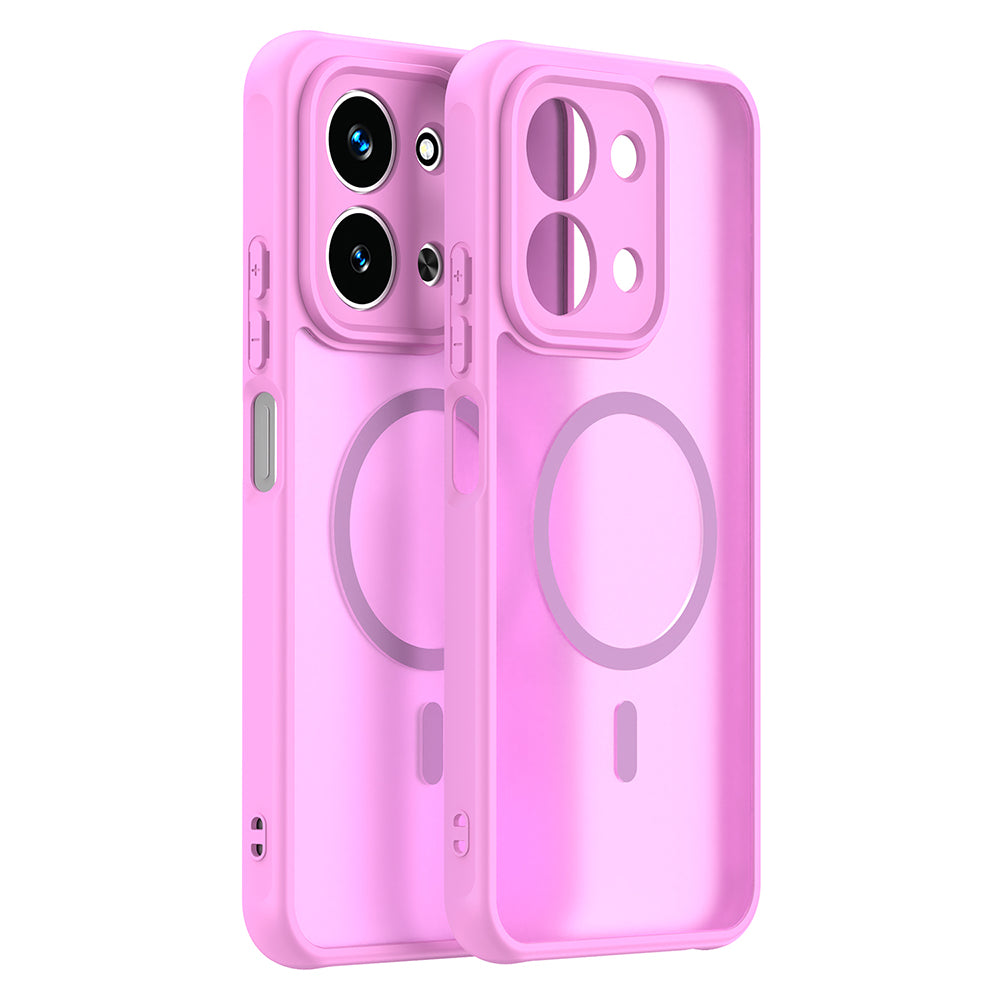 Techsuit - HaloFrost II MagSafe - Xiaomi Redmi 15C 4G / Redmi 15C 5G - Pink