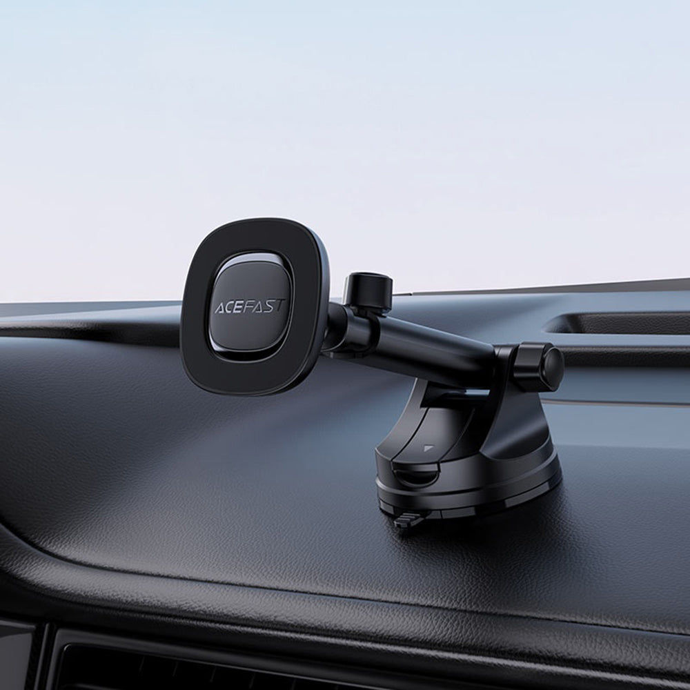 Acefast - Car Holder (D45) - for Dashboard/Windshield, Strong Magnetic Grip, Telescopic Rod, Non-Slip Pad, 4.7 - 6.9" Ph