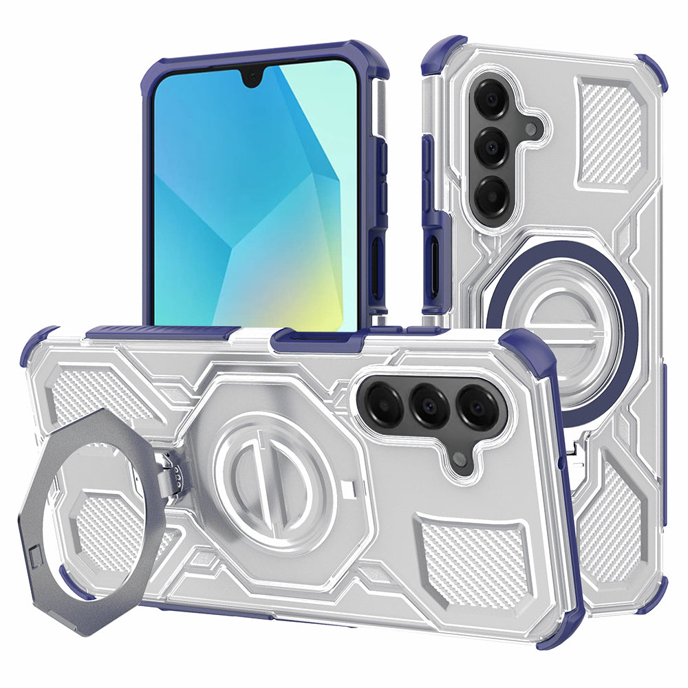 Techsuit - Carbon Shield PRO - Samsung Galaxy A16 4G / A16 5G - Blue Transparent