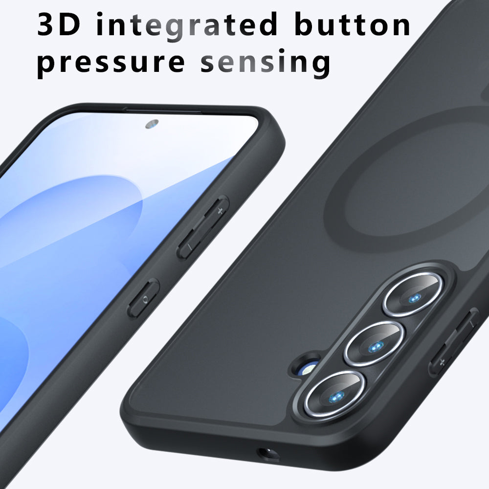 Techsuit - PureFrost MagSafe - Samsung Galaxy A07 4G - Frosted Black