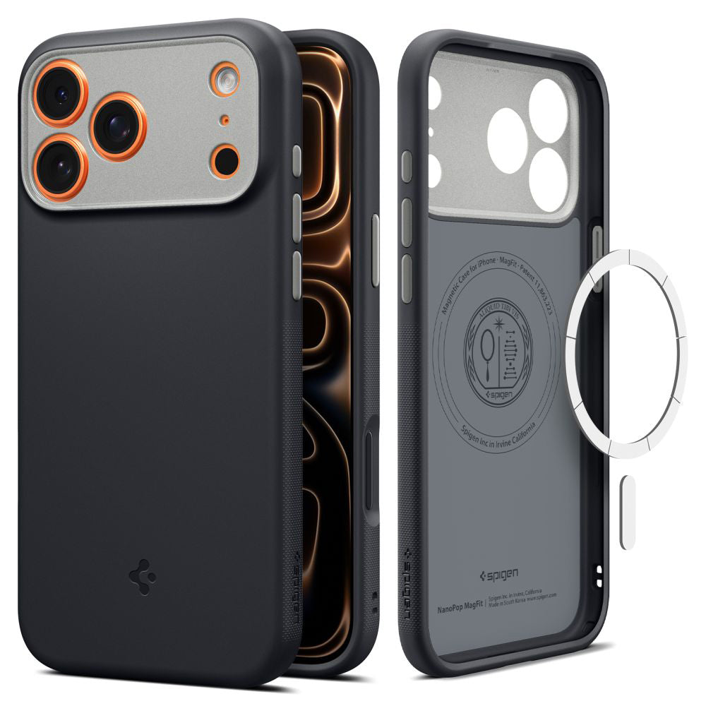 Spigen - Caseology Nano Pop MagSafe (ACS10328) - iPhone 17 Pro - Black Sesame