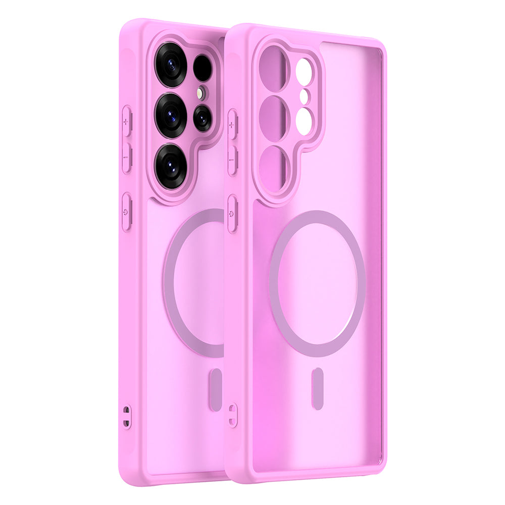 Techsuit - HaloFrost II MagSafe - Samsung Galaxy S25 Ultra - Pink