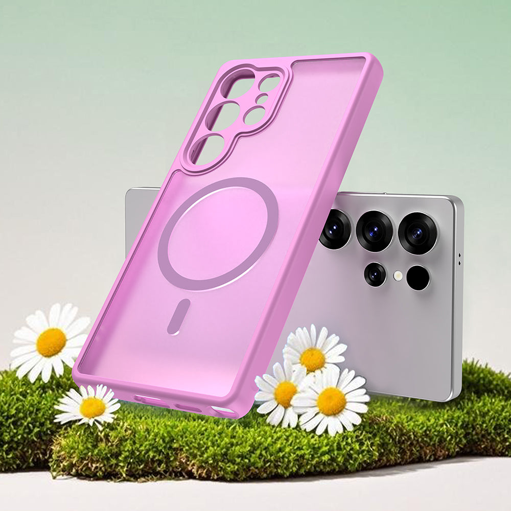 Techsuit - HaloFrost II MagSafe - Samsung Galaxy S25 Ultra - Pink