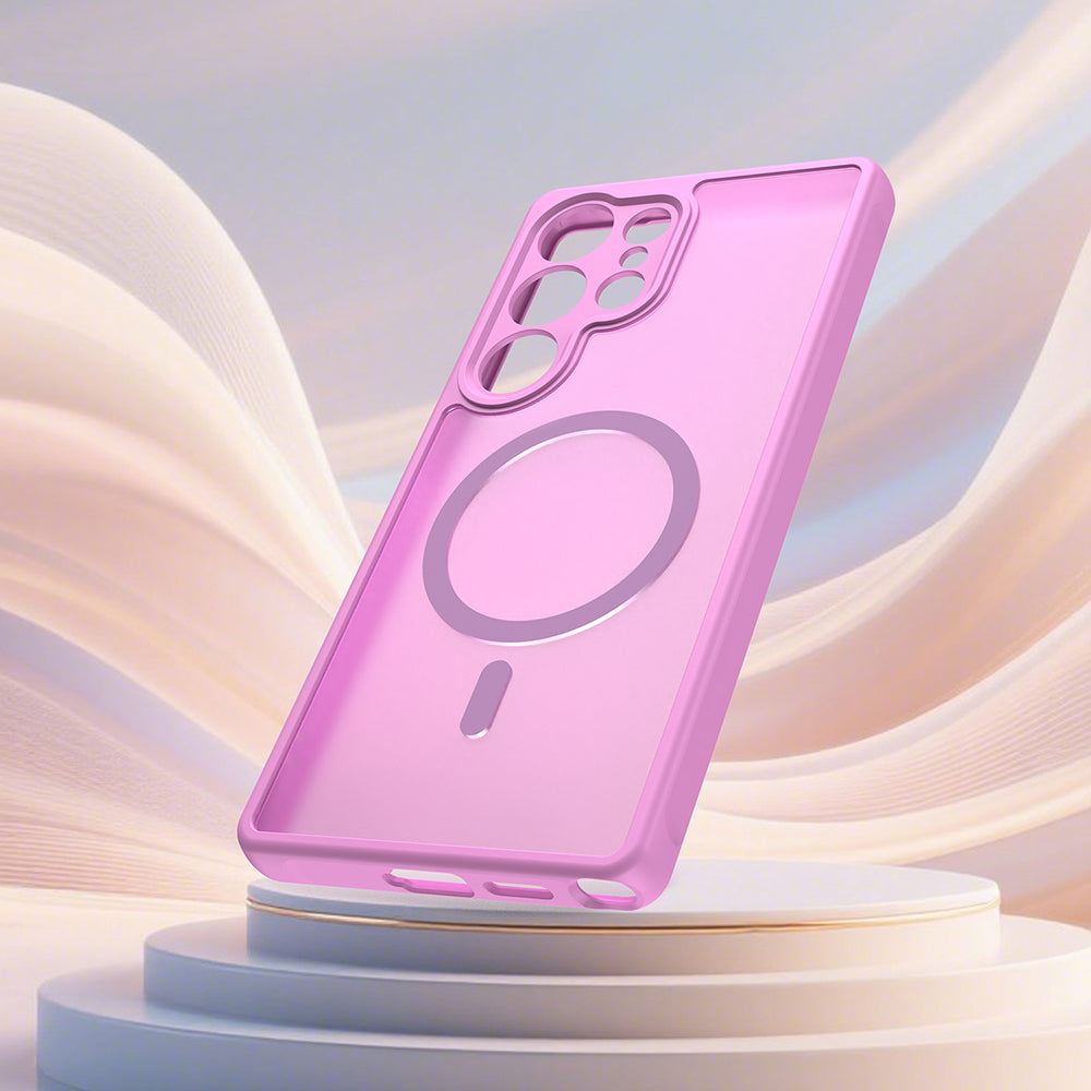 Techsuit - HaloFrost II MagSafe - Samsung Galaxy S25 Ultra - Pink